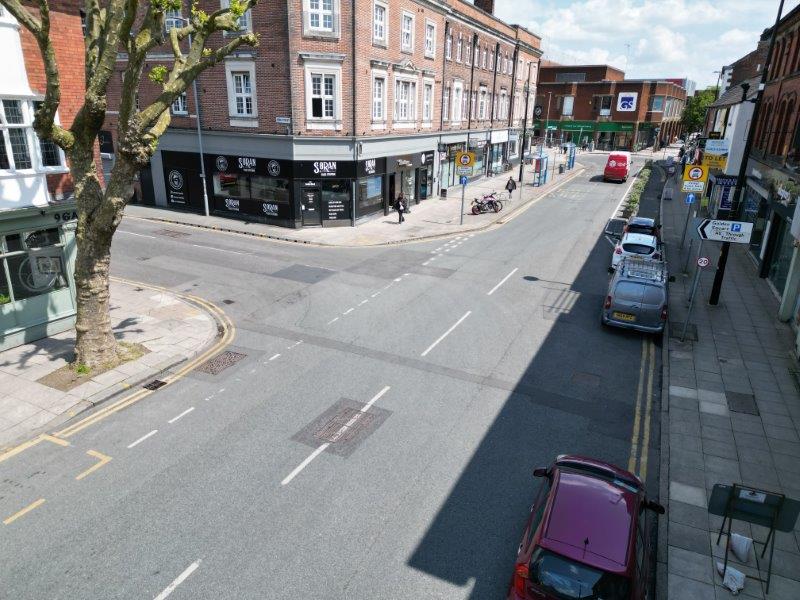 Sankey Street - Legh St junction before