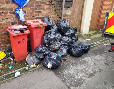 Image showing waste that has been fly-tipped