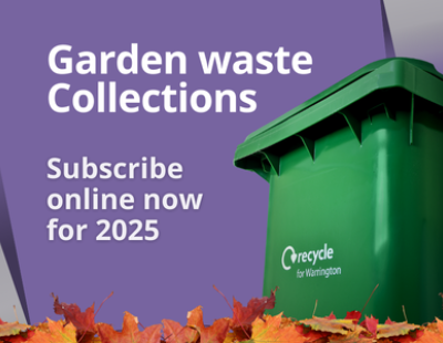 Text: Garden waste collections 2025